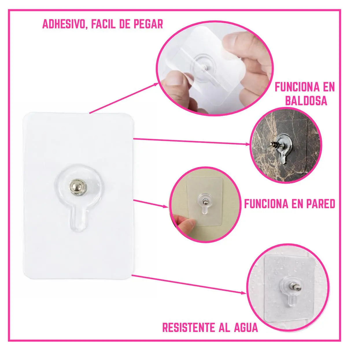 Tornillos Adhesivos Ultra-Resistentes (Pack x10)